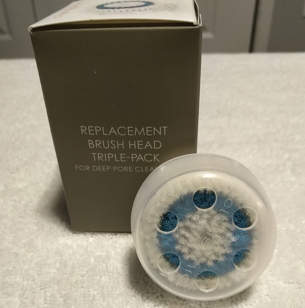 NEW 3 Clarisonic Replacement Brush Head Triple-Pack
